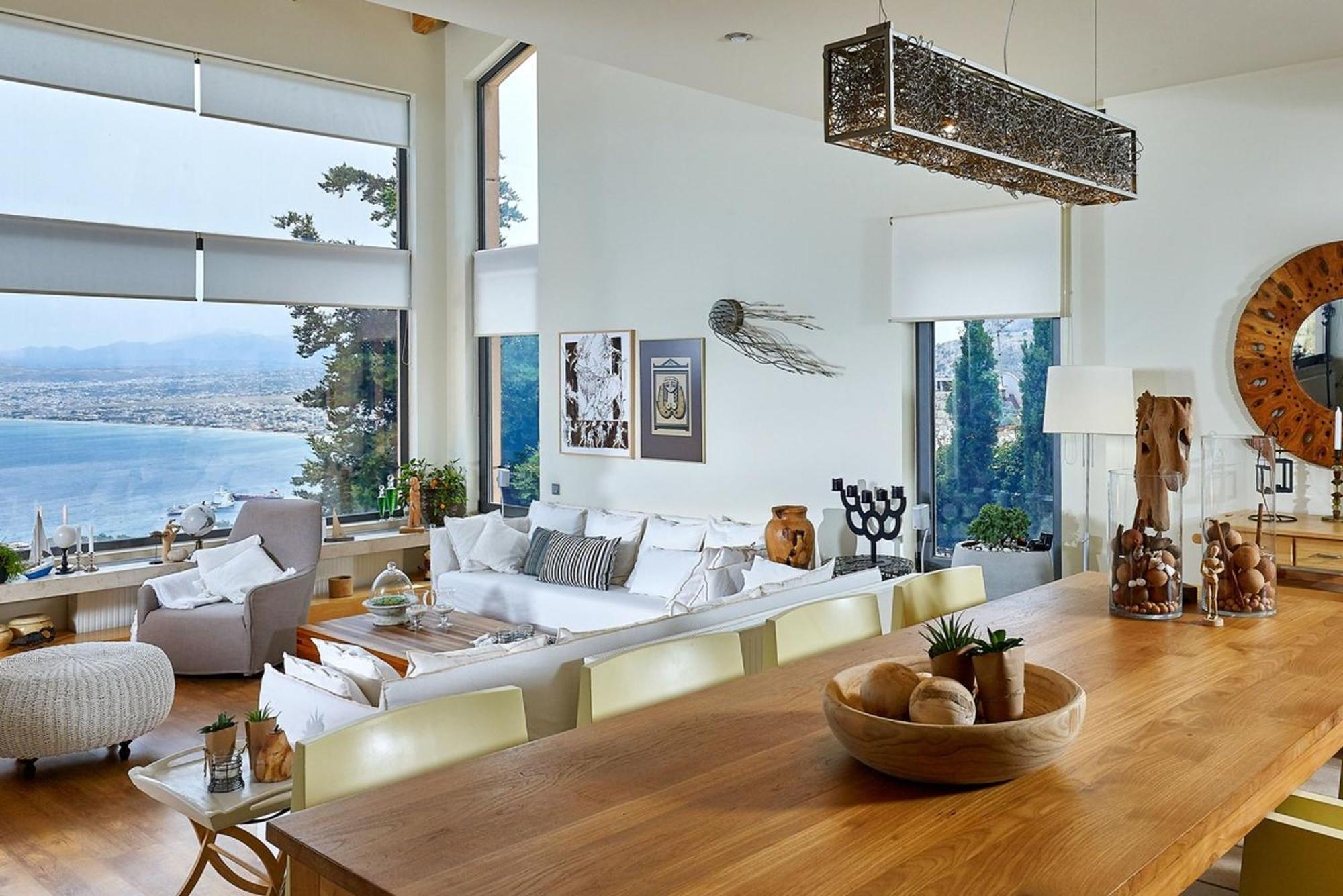 Villa Vollard With Amazing View Pool Iraklion Buitenkant foto