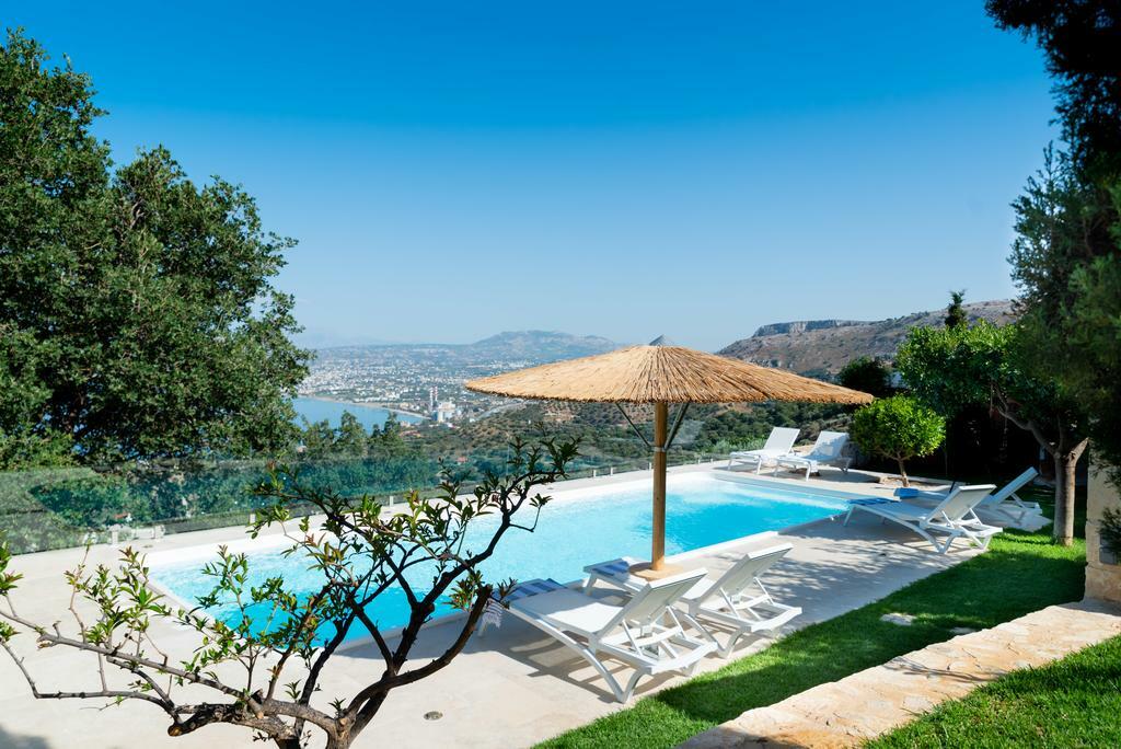 Villa Vollard With Amazing View Pool Iraklion Faciliteiten foto