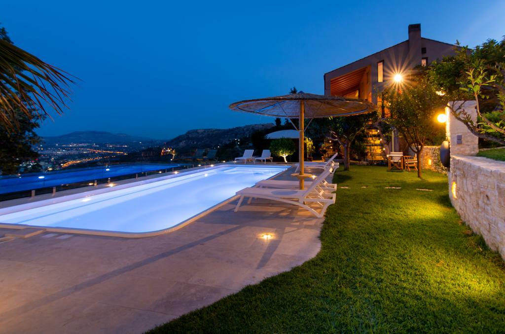 Villa Vollard With Amazing View Pool Iraklion Faciliteiten foto